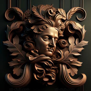 3D model st baroque (STL)